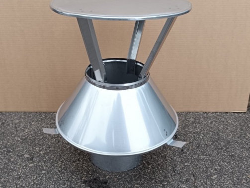 Nobeiguma konuss ar jumtiņu